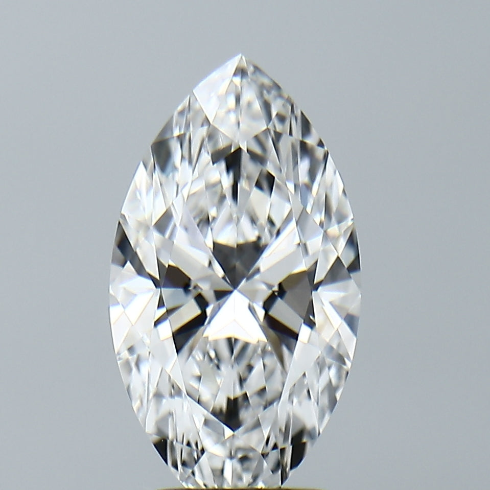 Lab-Grown 2.62 Carat Marquis Shape Diamond color E Clarity VVS1, precious stones, engagement diamonds