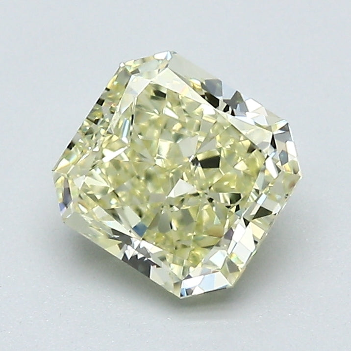 1.22 Carat Radiant Cut Diamond color Fancy Light  Yellow Clarity VVS2, natural diamonds, precious stones, engagement diamonds