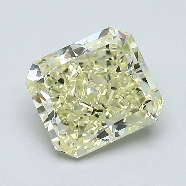 1.25 Carat Radiant Cut Natural Mined Diamond Fancy Light  Yellow Color VS1 Clarity With GIA Certificate, natural diamonds, precious stones, engagement diamonds