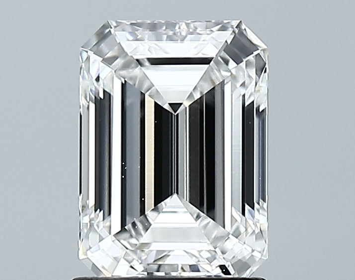 Lab-Grown 1.57 Carat Emerald Cut Diamond color E Clarity VVS2 With GIA Certificate, precious stones, engagement diamonds