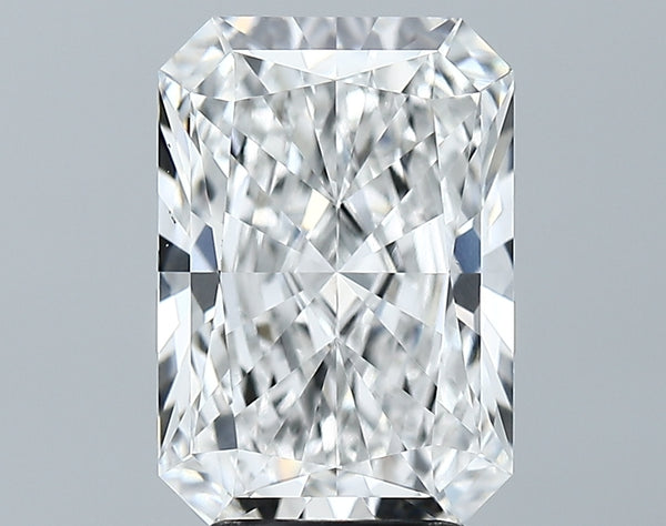 Lab-Grown 3.76 Carat Radiant Cut Diamond color E Clarity VVS2 With GIA Certificate, precious stones, engagement diamonds