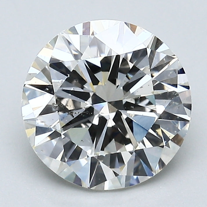 Loose Natural 2.51 Carat Round Brilliant Diamond GIA Certified J-SI2, natural diamonds, precious stones, engagement diamonds