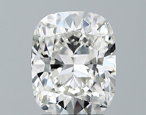 Lab-Grown 2.03 Carat Cushion Modified Brilliant Cut Diamond color H Clarity VS1 With GIA Certificate, precious stones, engagement diamonds