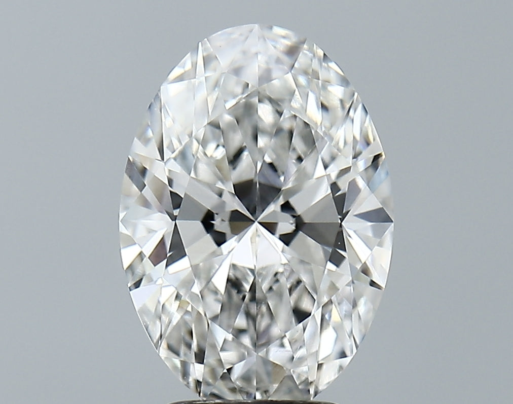 Lab-Grown 2.84 Carat Oval Shape Diamond color E Clarity VVS2, precious stones, engagement diamonds