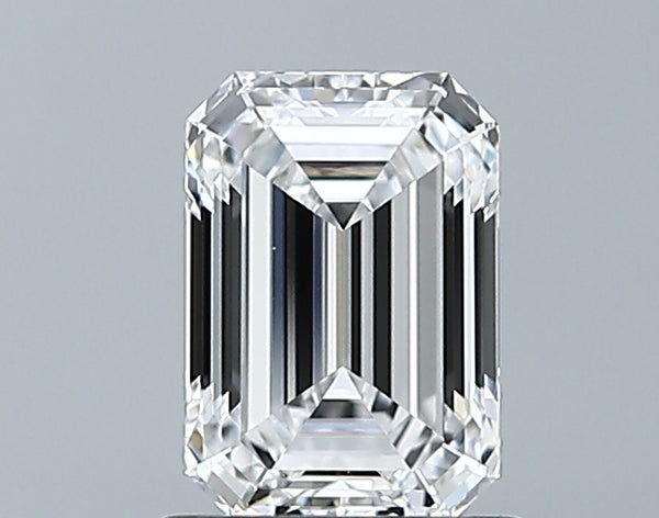 Lab-Grown 0.94 Carat Emerald Cut Diamond color E Clarity VS1, precious stones, engagement diamonds