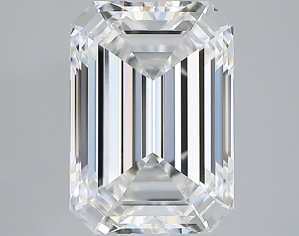 Lab-Grown 2.86 Carat Emerald Cut Diamond color E Clarity VVS2, precious stones, engagement diamonds
