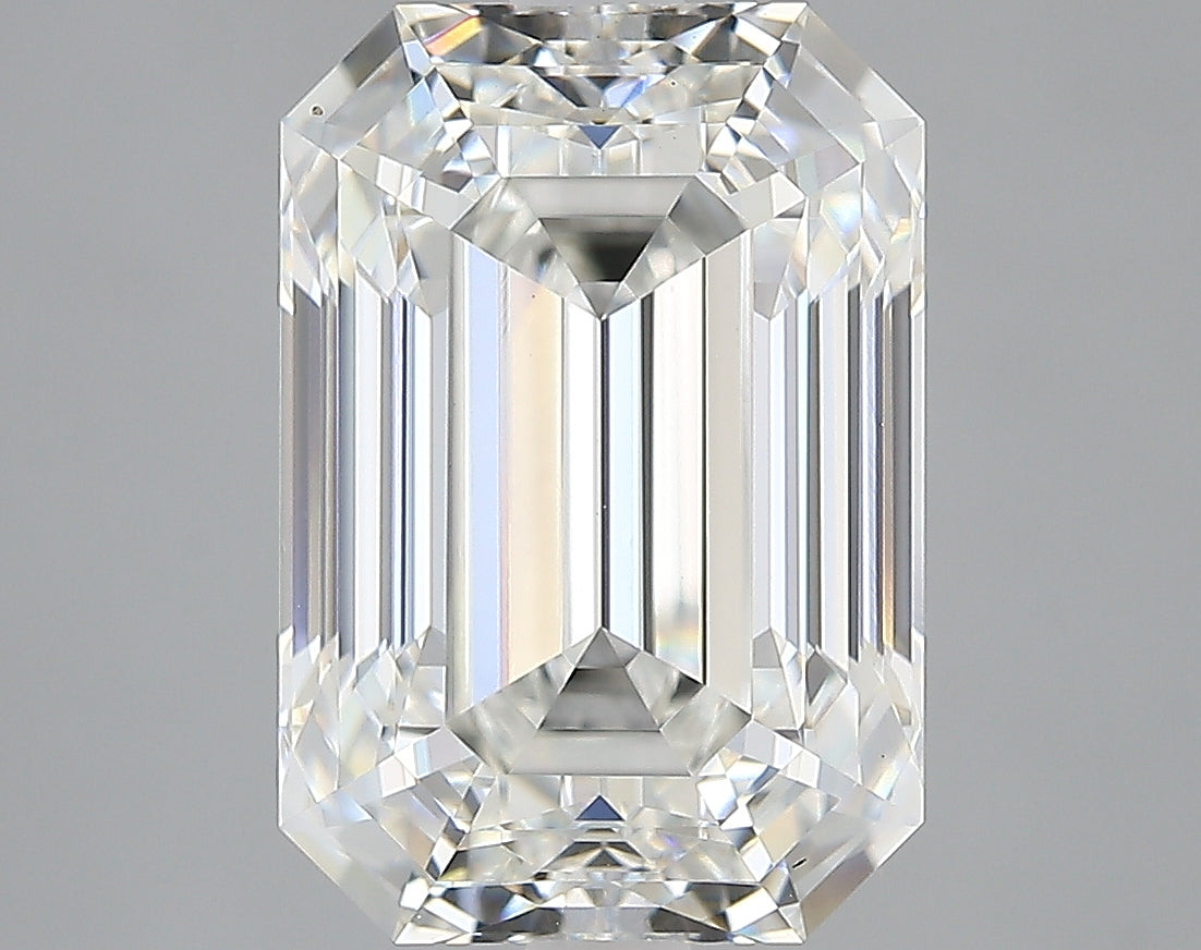 Lab-Grown 4.10 Carat Emerald Cut Diamond color F Clarity VVS2, precious stones, engagement diamonds