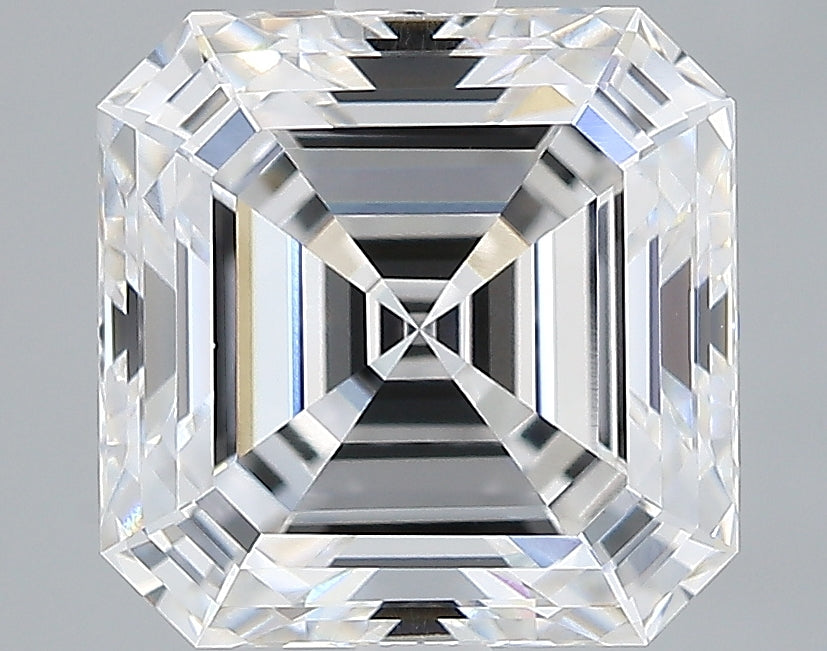 Lab-Grown 3.00 Carat Asscher Cut Diamond color D Clarity VVS2, precious stones, engagement diamonds