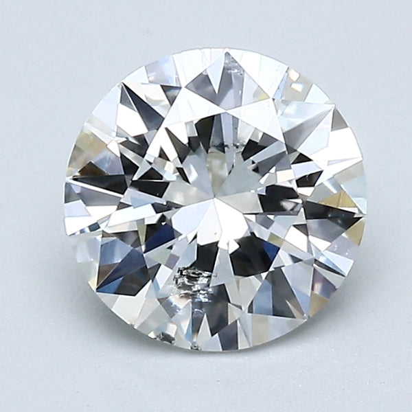 1.32 Carat Round Brilliant Natural Mined Diamond H Color I1 Clarity With GIA Certificate, natural diamonds, precious stones, engagement diamonds