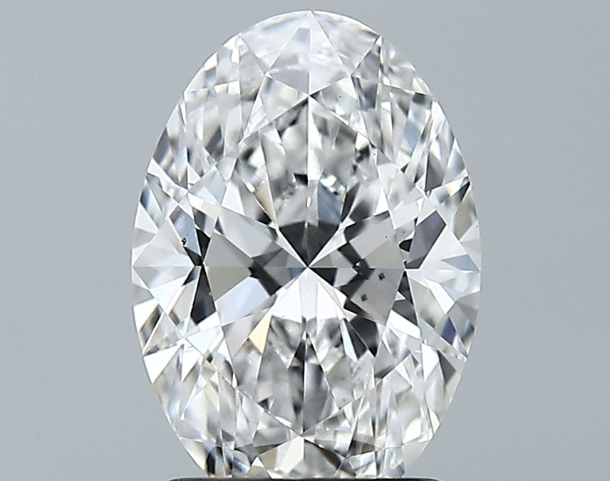 Lab-Grown 2.21 Carat Oval Shape Diamond color E Clarity VS2 With GIA Certificate, precious stones, engagement diamonds