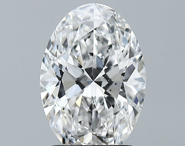 Lab-Grown 2.21 Carat Oval Shape Diamond color E Clarity VS2 With GIA Certificate, precious stones, engagement diamonds