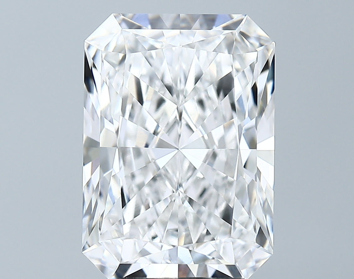 Lab-Grown 5.14 Carat Radiant Cut Diamond color E Clarity VVS2 With GIA Certificate, precious stones, engagement diamonds