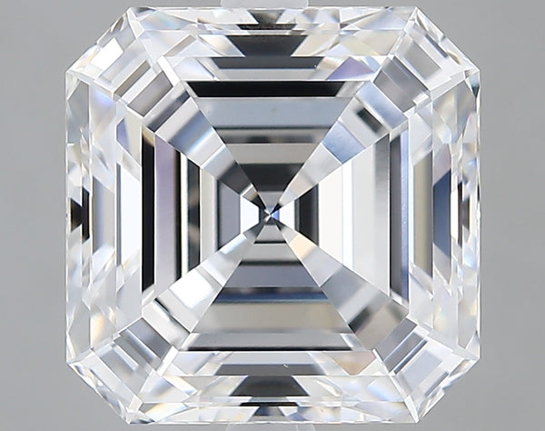 Lab-Grown 4.69 Carat Asscher Cut Diamond color D Clarity VVS2 With GIA Certificate, precious stones, engagement diamonds