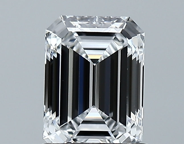 Lab-Grown 1.20 Carat Emerald Cut Diamond color E Clarity VVS2 With GIA Certificate, precious stones, engagement diamonds