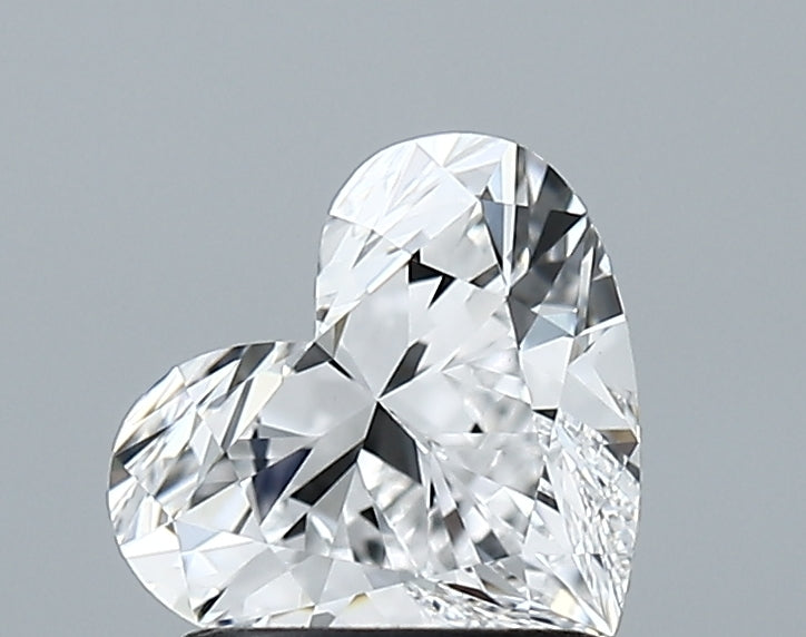 Lab-Grown 1.39 Carat Heart Shape Diamond color D Clarity VVS2 With GIA Certificate, precious stones, engagement diamonds