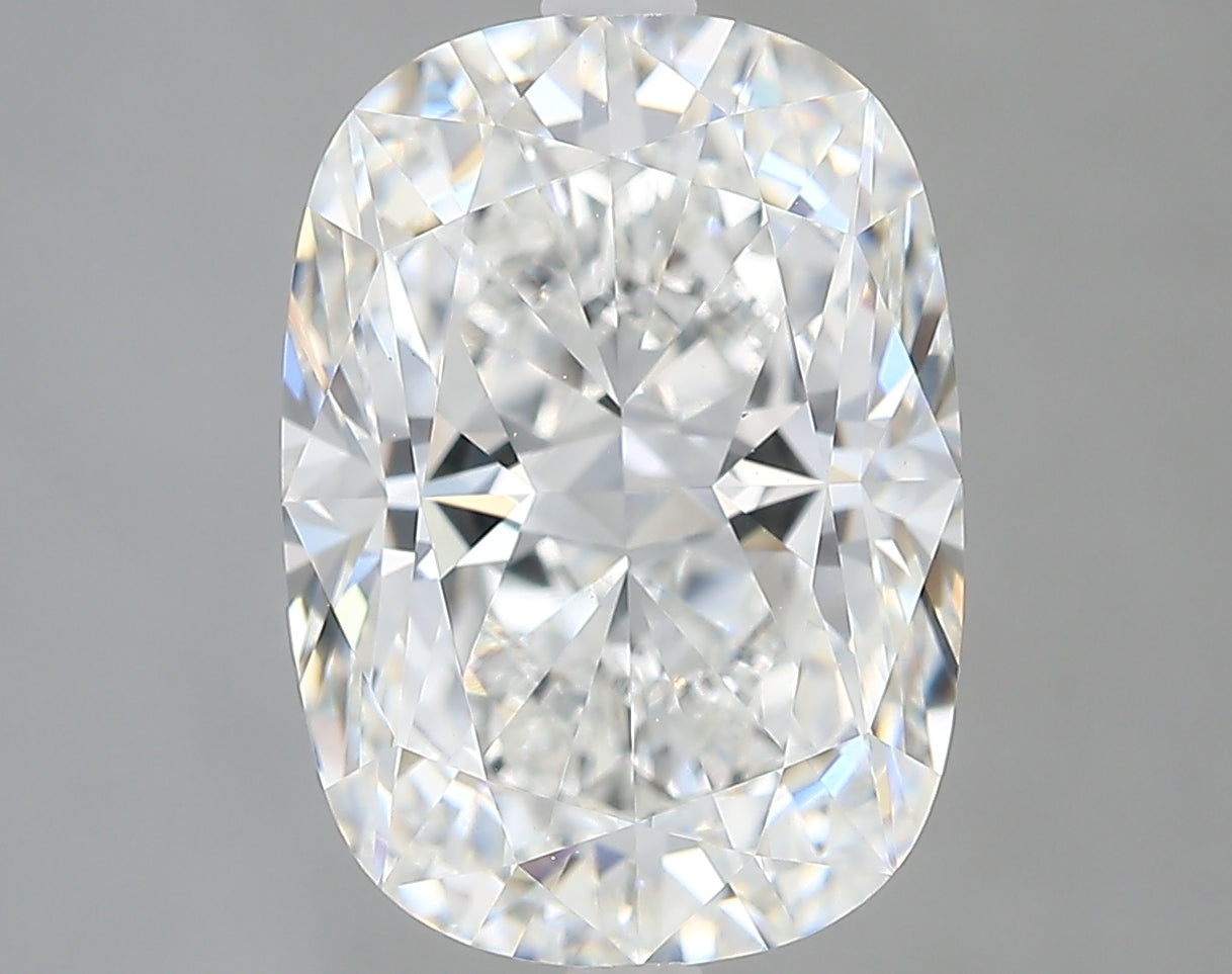 Lab-Grown 4.26 Carat Cushion Brilliant Diamond color E Clarity VVS2, precious stones, engagement diamonds