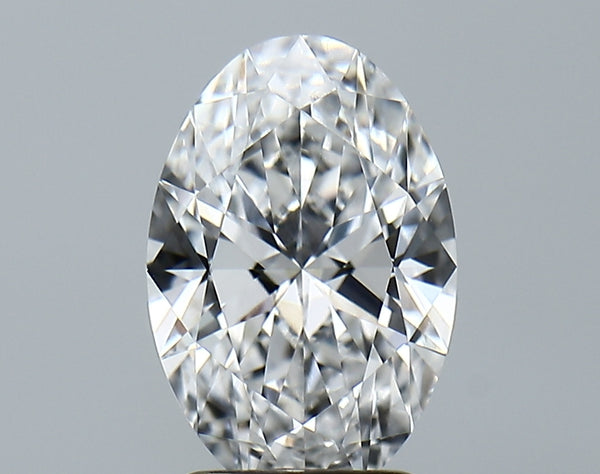 Lab-Grown 2.29 Carat Oval Shape Diamond color E Clarity VVS2 With GIA Certificate, precious stones, engagement diamonds