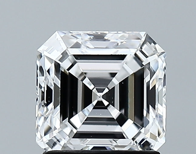 Lab-Grown 1.46 Carat Asscher Cut Diamond color D Clarity VS1 With GIA Certificate, precious stones, engagement diamonds