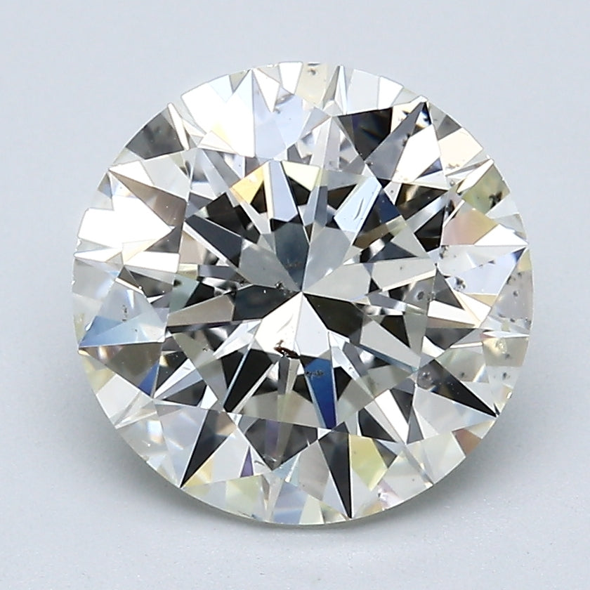3.50 Carat Round Brilliant Natural Mined Diamond J Color SI1 Clarity With GIA Certificate, natural diamonds, precious stones, engagement diamonds