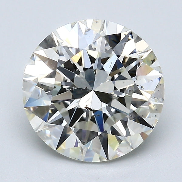 3.50 Carat Round Brilliant Natural Mined Diamond J Color SI1 Clarity With GIA Certificate, natural diamonds, precious stones, engagement diamonds
