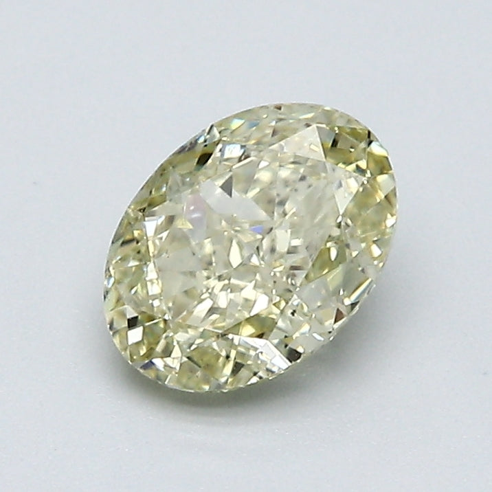 1.01 Carat Oval Shape Natural Mined Diamond Fancy Light  Yellow Color VS2 Clarity With GIA Certificate, natural diamonds, precious stones, engagement diamonds