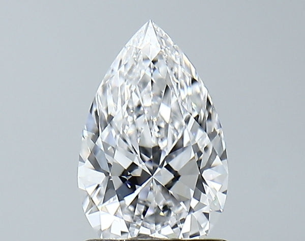 Lab-Grown 1.00 Carat Pear Shape Diamond color D Clarity VVS1, precious stones, engagement diamonds