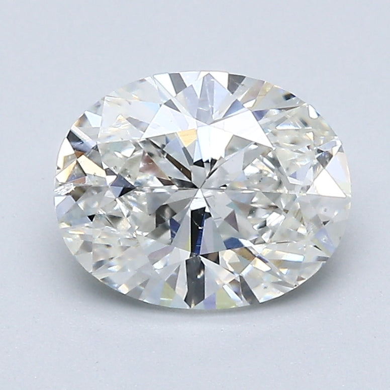 1.71 Carat Oval Shape Natural Mined Diamond H Color SI2 Clarity With GIA Certificate, natural diamonds, precious stones, engagement diamonds