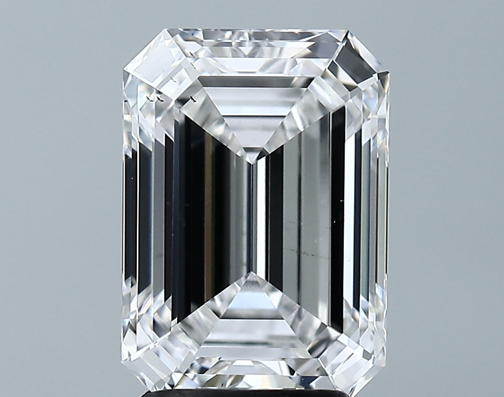 Lab-Grown 3.29 Carat Emerald Cut Diamond color E Clarity SI1 With GIA Certificate, precious stones, engagement diamonds