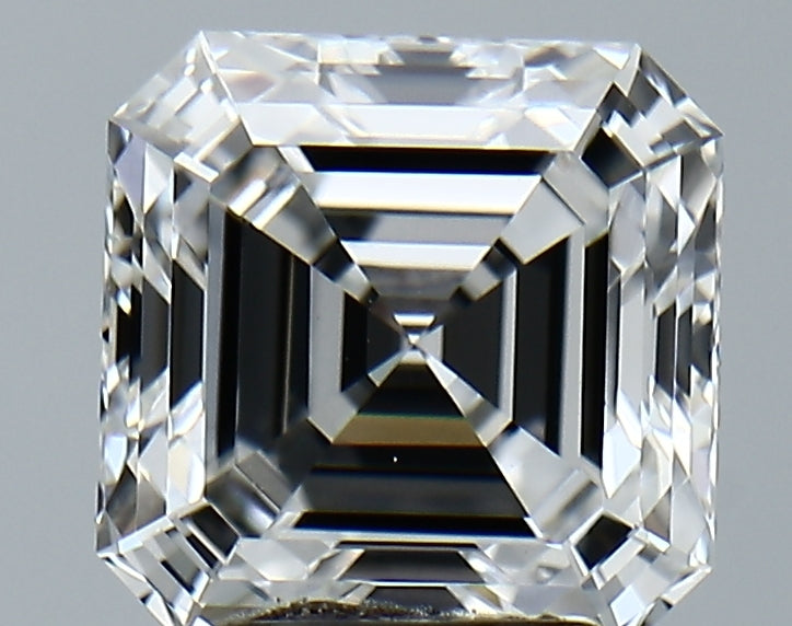 Lab-Grown 3.40 Carat Asscher Cut Diamond color E Clarity VVS2, precious stones, engagement diamonds