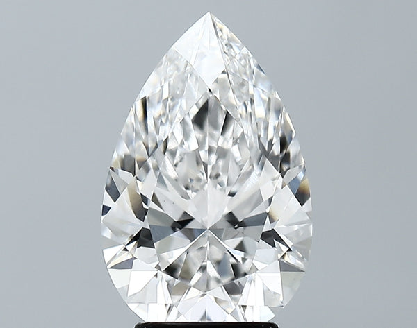 Lab-Grown 3.55 Carat Pear Shape Diamond color F Clarity VS1 With GIA Certificate, precious stones, engagement diamonds