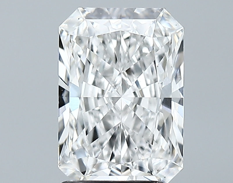 Lab-Grown 2.16 Carat Radiant Cut Diamond color E Clarity VS2 With GIA Certificate, precious stones, engagement diamonds