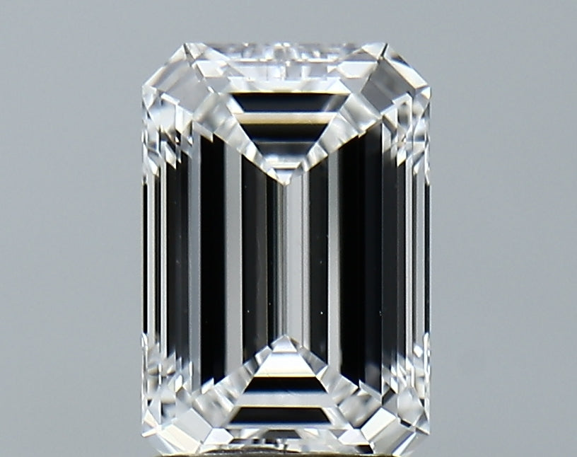 Lab-Grown 2.10 Carat Emerald Cut Diamond color E Clarity VS1 With GIA Certificate, precious stones, engagement diamonds