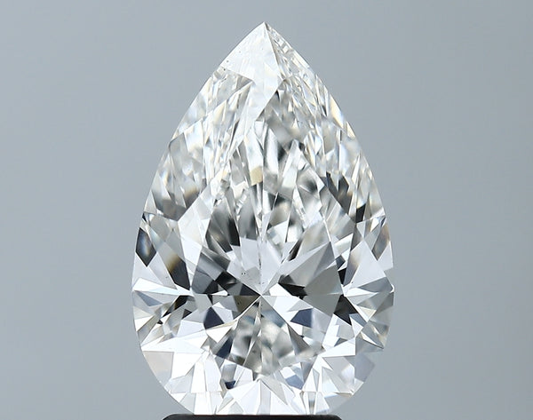 Lab-Grown 3.05 Carat Pear Shape Diamond color G Clarity VS1 With GIA Certificate, precious stones, engagement diamonds