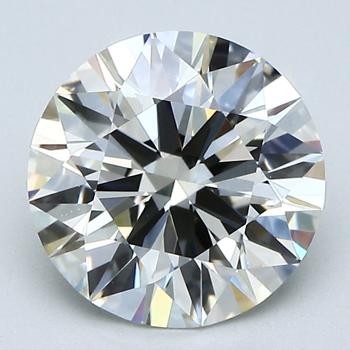 2.06 Carat Round Brilliant Natural Mined Diamond J Color VS1 Clarity With GIA Certificate, natural diamonds, precious stones, engagement diamonds