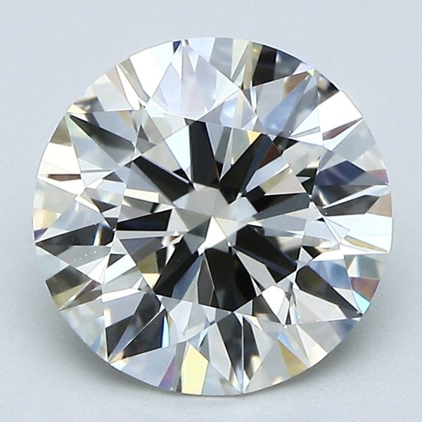 2.06 Carat Round Brilliant Natural Mined Diamond J Color VS1 Clarity With GIA Certificate, natural diamonds, precious stones, engagement diamonds