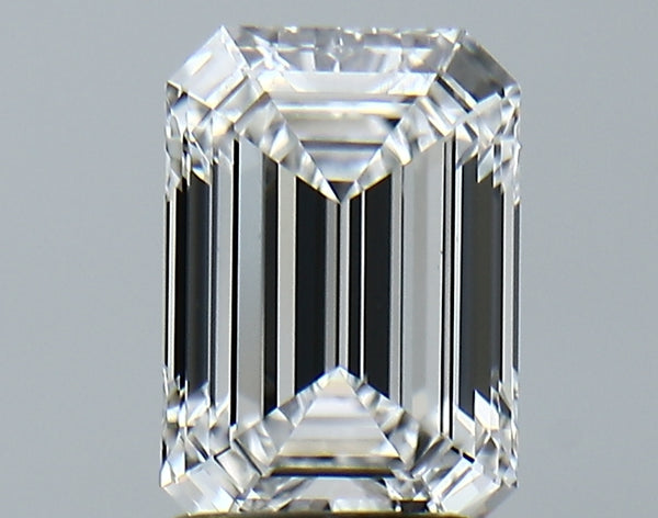 Lab-Grown 2.12 Carat Emerald Cut Diamond color E Clarity VS1 With GIA Certificate, precious stones, engagement diamonds