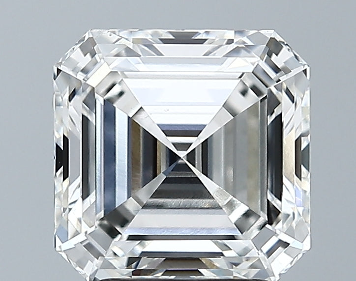 Lab-Grown 2.71 Carat Asscher Cut Diamond color G Clarity VS1 With GIA Certificate, precious stones, engagement diamonds