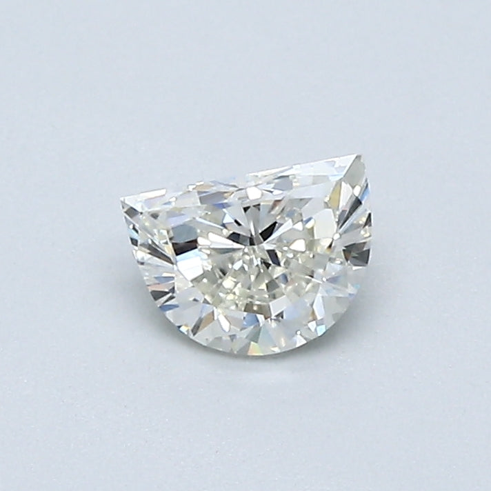 0.38 Carat Half Moon Shape Natural Mined Diamond H Color I1 Clarity With GIA Certificate, natural diamonds, precious stones, engagement diamonds
