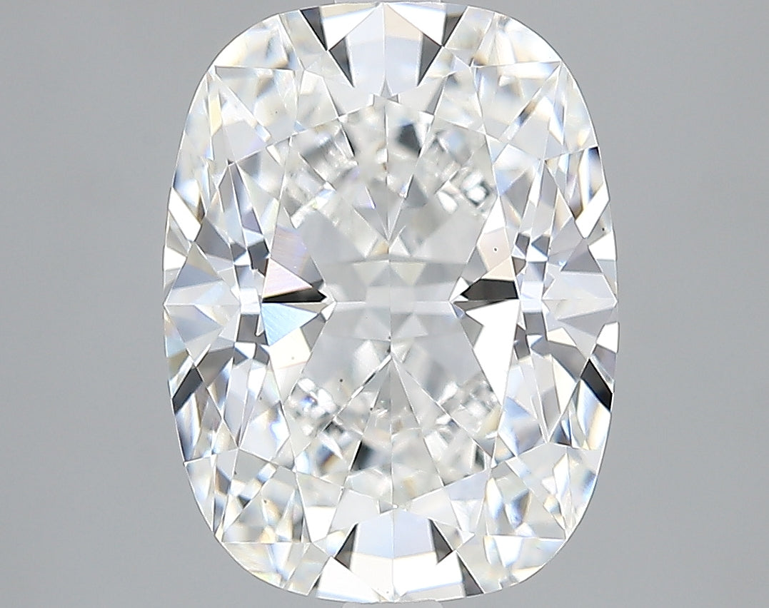 Lab-Grown 3.41 Carat Cushion Brilliant Diamond color E Clarity VS1, precious stones, engagement diamonds