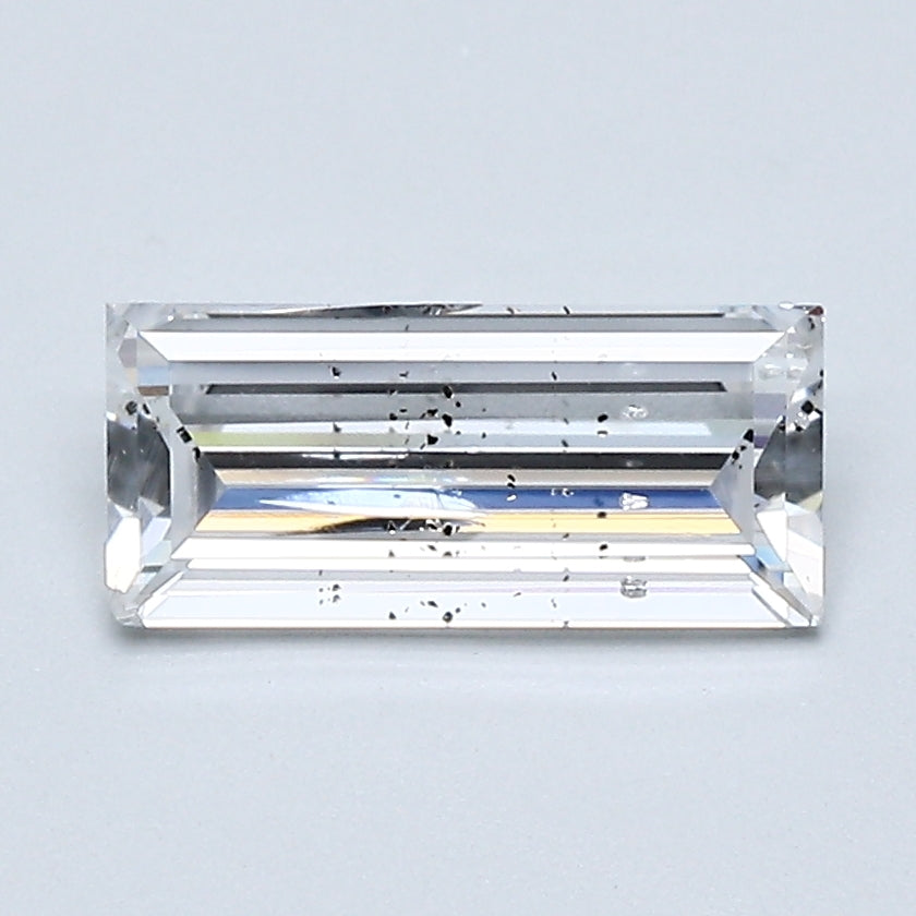 0.89 Carat Baguette Shape Natural Mined Diamond D Color I2 Clarity With GIA Certificate, natural diamonds, precious stones, engagement diamonds