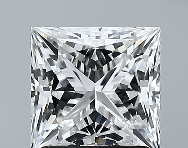 Lab-Grown 1.78 Carat Princess Cut Diamond color E Clarity VS1 With GIA Certificate, precious stones, engagement diamonds