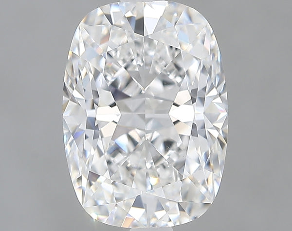 Lab-Grown 2.34 Carat Cushion Brilliant Diamond color E Clarity VVS2, precious stones, engagement diamonds