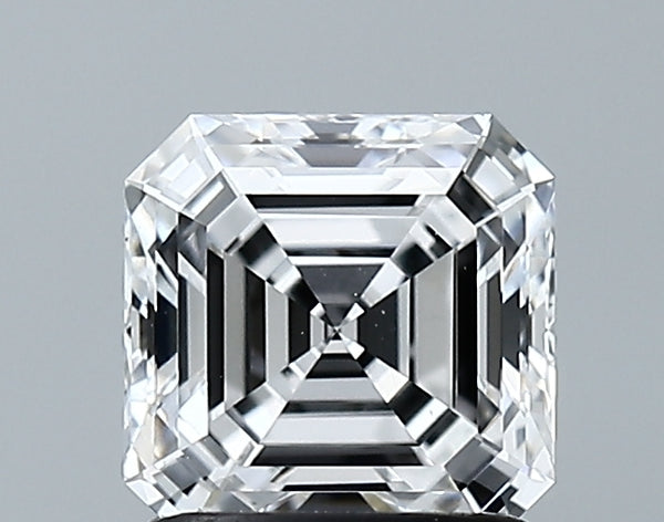 Lab-Grown 1.32 Carat Asscher Cut Diamond color D Clarity VS1 With GIA Certificate, precious stones, engagement diamonds