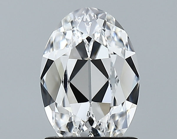 Lab-Grown 1.37 Carat Antique Oval Shape Diamond color D Clarity VS1 With GIA Certificate, precious stones, engagement diamonds