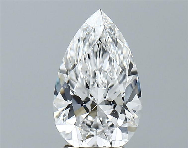 Lab-Grown 1.68 Carat Pear Shape Diamond color E Clarity VS1 With GIA Certificate, precious stones, engagement diamonds
