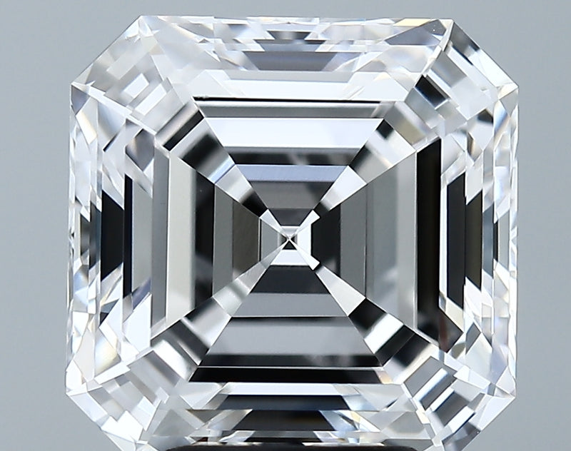 Lab-Grown 4.90 Carat Asscher Cut Diamond color D Clarity VS1 With GIA Certificate, precious stones, engagement diamonds