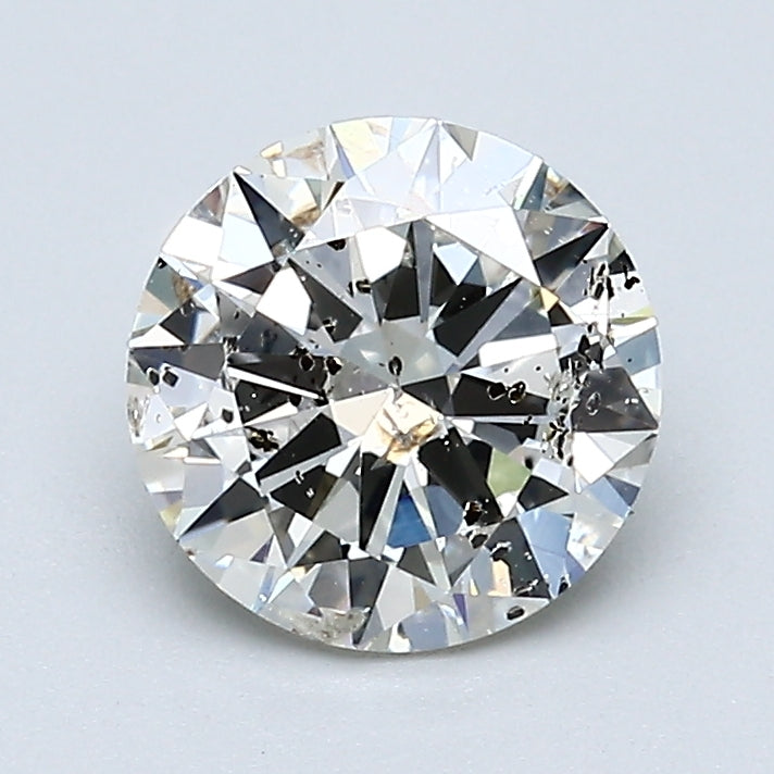 1.50 Carat Round Brilliant Natural Mined Diamond L Color I2 Clarity With GIA Certificate, natural diamonds, precious stones, engagement diamonds