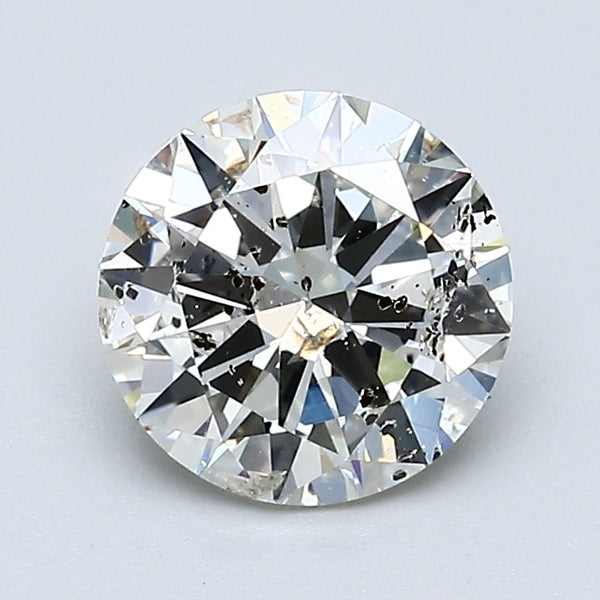 1.50 Carat Round Brilliant Natural Mined Diamond L Color I2 Clarity With GIA Certificate, natural diamonds, precious stones, engagement diamonds