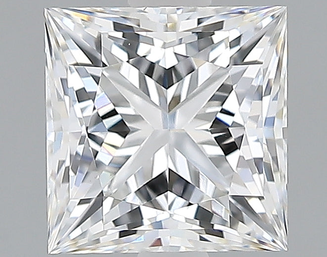 Lab-Grown 1.53 Carat Princess Cut Diamond color E Clarity VVS2, precious stones, engagement diamonds