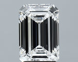 Lab-Grown 2.63 Carat Emerald Cut Diamond color D Clarity VVS2 With GIA Certificate, precious stones, engagement diamonds